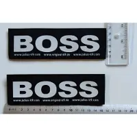 Julius-K9 Set Labels voor Powerharness - Large tekst: BOSS