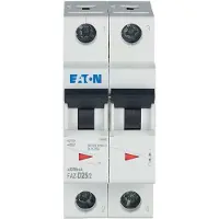 Eaton MOE FAZ-D25/2 stroomonderbreker, 25A, 2p, D-Char