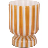 PT Living Vaas Rayado Retro Medium Mango Yellow