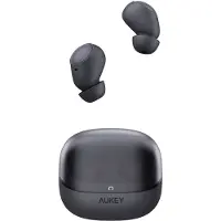 Aukey EP-M3A TWS Earphones, Bean-Shaped In-Ear, Dark Gray