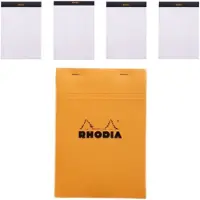Exacompta Notitieblok - Schrijfblok - N16 - Ruit - A5 - 80g - Oranje - 80 vel - 10 stuks
