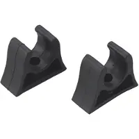 Talamex Boat Hook Plastic Pole Holder 10 Units Zwart 25 mm