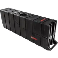 ENKI AMG-2 Electric Bass Guitar Case reiskoffer voor twee elektrische basgitaren