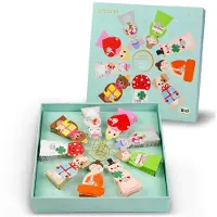 Creano Biologische Kruidenthee Cadeauset "Tea Lovers" - 9 piramide theezakjes in 9 schattige figuurtjes om cadeau te doen - 22,5g - NIEUWIGHEID 2025 *¹