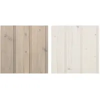 Timbela DKMT02-GREY/WHITE - Houtimpregneringsset voor binnen- en buitendecoratie: 10L wit + 10L grijs impregneermiddel + GRATIS borstelset