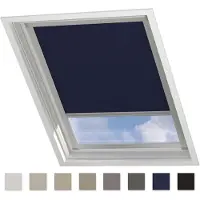Coulisse Dakraam Rolgordijn Trend - Verduisterend - Dark Blue - voor Velux: M08 / 2 / 308