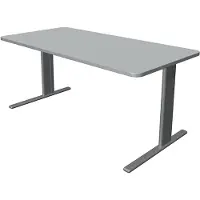 Kerkmann Büromöbelfabrik Bureau Unic comfort grijs 160x80cm
