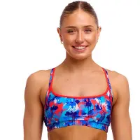 Funkita Fks026l72252 Sports Bikini Top Blauw AUS 8 Vrouw