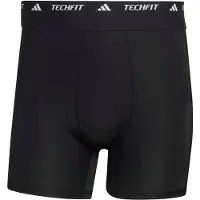 Adidas Sportbroek 'TECHFIT Hybrid Short' zwart / wit