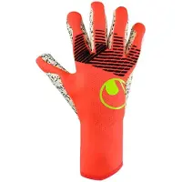 Uhlsport Keepershandschoenen Fangmaschine Supergrip+ Finger Surround - Rood/Wit/Fluo Yellow