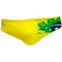 Turbo New Brasil Swimming Brief Geel 9-10 Years Jongen