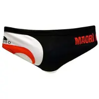 Turbo Maori Nz Swimming Brief Zwart 11-12 Years Jongen