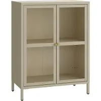 En.casa Sideboard Säkylä dressoir 84x64x35 cm camel []