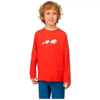 Mammut - Kid's Core Longsleeve Logo - Longsleeve 116, rood