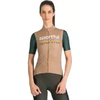 Sportful - Women's Supergiara Logo 2 Jersey - Fietsshirt S, beige