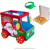 Hcm kinzel Poppen Accessoires - Pizza Truck - Accessoires Voor Scout Elf - Scout Elf Niet Inbegrepen