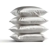 Silk Heaven 4x Zijden Kussensloop 50x70cm Maanlicht Hotelsluiting 22 Momme - Kussensloop set - Luxe Silk Kussensloop 100% moerbei zijde - Zijde kussensloop - - 50x70cm / Hotelsluiting