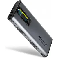 Axagon Externe SSD-behuizing - - Type 2280 - USB-C 3.2 - Compatibel met S-ATA/NVMe - Compact ontwerp