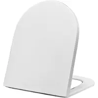 Hak Toiletbril, zachte sluiting, eenvoudig te verwijderen, wit