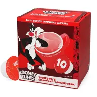 Looney Tunes | Sylvester's Strawberry - 10 capsules voor Dolce Gusto