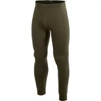 Woolpower - Long John 400 - Merino-ondergoed XS, grijs/olijfgroen