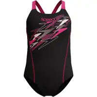 Speedo - Kid's Medley Logo Medalist - Badpak 128, zwart