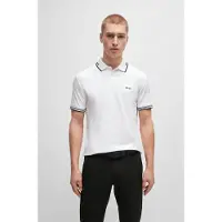 BOSS Shirt 'Paul' zwart / wit