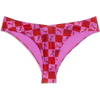 Puma Brazilian bikinibroekje voor Dames, Roze/Rood, Maat XL