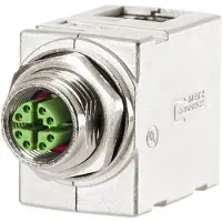 METZ CONNECT MWN911A415 Sensor/actuator inbouwconnector M12 Aantal polen (sensoren): 8 Schakelkastdoorvoer 0 mm 1 stuk(s) Piece