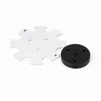 Wever & Ducre - Cable Ring For 3 Pieces Black Symmetrical - 3 Holes