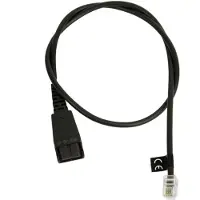 Jabra Qd Cord Straight Rj11 Voip-telefoon