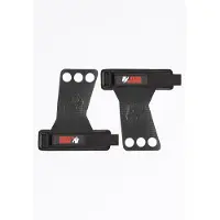 Gorilla wear 3-Hole Carbon Lifting Grips - Zwart - M