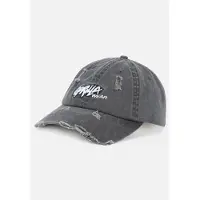 Gorilla wear Galway Distressed Cap - Pet - Washed Grijs