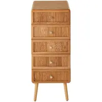 CALICOSY Ladekast met 5 lades en latten front h100 cm ava