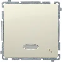 Kontakt-Simon Contactdoos Simon BMW6L.01, kunststof, IP20, IP44, 250 V, 10 A, 75 mm, 41 mm