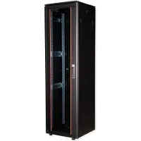 Roline 19-inch netwerkkast Pro 47 U, 600x600 BxD Glazen deur zwart