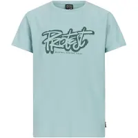 Protest Zwemshirt Boys PRTCaptain JR Surf Short Sleeve Tourmaline Blue-Maat 116