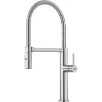 Franke Pescara Semi Pro - Keukenkraan FC 4170.501 met flexibele arm en vuistdouche, rvs 115.0741.700
