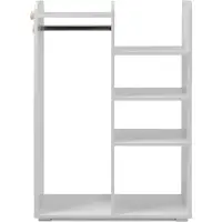 CALICOSY Kinderkledingkast wit h110 cm lala
