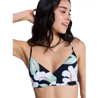 Roxy - Women's PT Essentials Wrap Bra - Bikinitop S, meerkleurig
