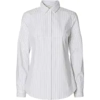 Selected Blouse 'SLFROMIE' grijs / wit