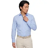 BOSS Slim Fit Overhemd ML6 (vanaf 68 CM) lichtblauw