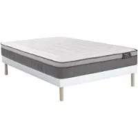Vente-unique Set bedbodem + matras met pocketveren, 7 zones en schuim met vormgeheugen ASGARD van YSMÉE 30 cm dik - 160 x 200 cm