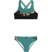 Protest crop bikini PRTFRUITY JR groen Meisjes Polyester Meerkleurig - maat 164