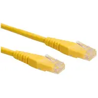 Roline 21.15.1522 - Netwerkkabel, Cat6 - 50 cm - 1 x RJ-45 netwerkconnector - 1 x RJ-45 netwerkconnector - Geel