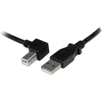 StarTech.com 2 m USB 2.0 A naar linkshoekige B-kabel – M/M