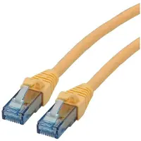 Roline Patchkabel Cat.6A UTP, componentniveau, LSOH, geel, 1,5 meter
