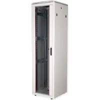 Roline 19-inch netwerkkast Pro 42 U, 600x600 BxD Glazen deur grijs