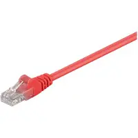 Microconnect B-UTP50025R netwerkkabel 0,25 m Cat5e U/UTP (UTP) Rood