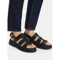 Clarks Sandaal Women Orinoco 3 Strap Black Leather-Schoenmaat 39